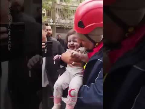 Toddler rescued after US-Israeli strike on Iran