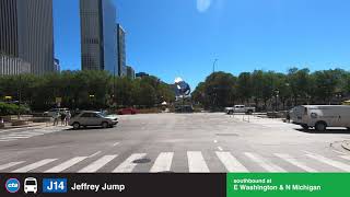 CTA's Ride the Routes: Route J14 Southbound (Real-time)
