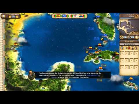 Port Royale 3 Adventurer Campaign Walthrough Part 1