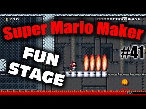 Super Mario Maker - Fire Snake Fortress Stage