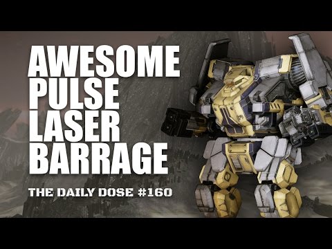Pulse Laser Barrage Awesome AWS-8T - Mechwarrior Online The Daily Dose #160
