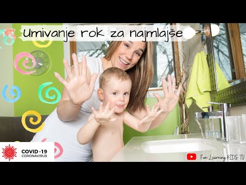 Poučni video za najmlajše / UMIVANJE ROK  v 8 preprostih korakih (COVID-19)
