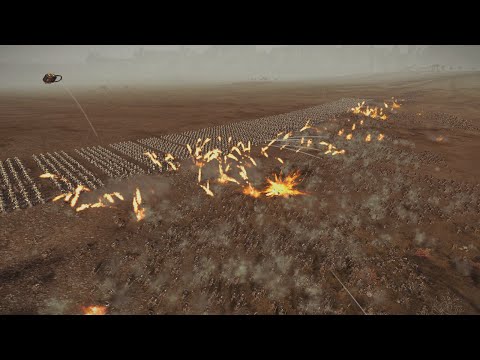 4000 Ironbreakers VS 6400 Goblins Warhammer Total War