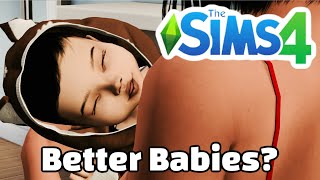 How to pose a sims 4 baby, best cc and cas tutorial