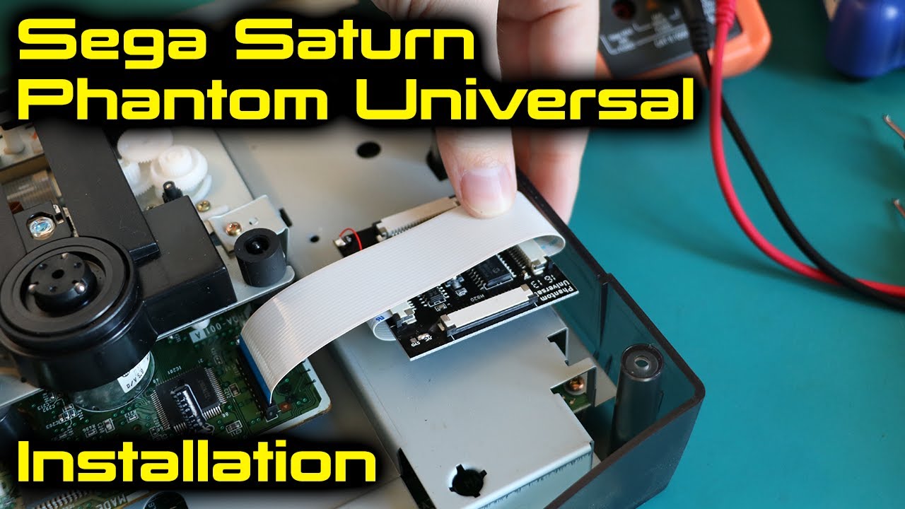 Sega Saturn Phantom Universal Modchip Installation