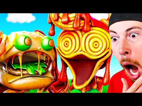 Reacting to LUNCH Boxy Boo VS SPAGHETTI Mommy Long Legs (Poppy Playtime Animation)