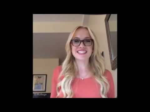 11-03-16 Kat Timpf on Facebook Live - Posters Display Words Not to Say