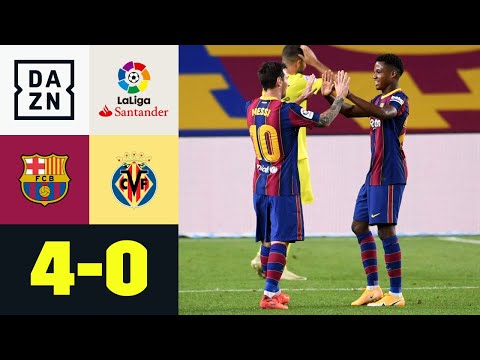 Fati-Fiesta & Messi zum Koeman-Kantersieg: FC Barcelona - Villarreal 4:0 | LaLiga | DAZN Highlights