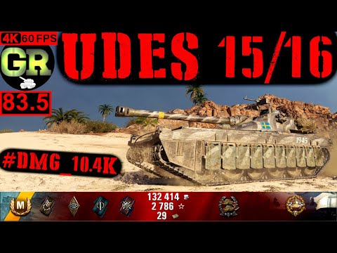 84_World of Tanks UDES 15/16 WoT Replay - 4 Kills 10.4K DMG(Patch 1.5.0)