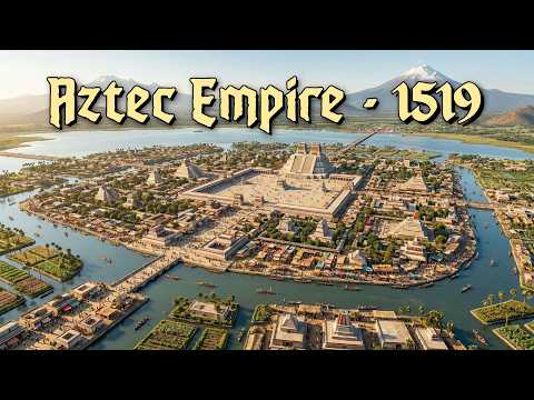 Tenochtitlan 1519: The Greatest City the Spanish Had Ever Seen  (AI Reconstruction)