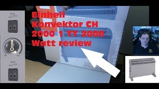 Einhell Konvektor CH 2000 1 TT 2000 Watt review