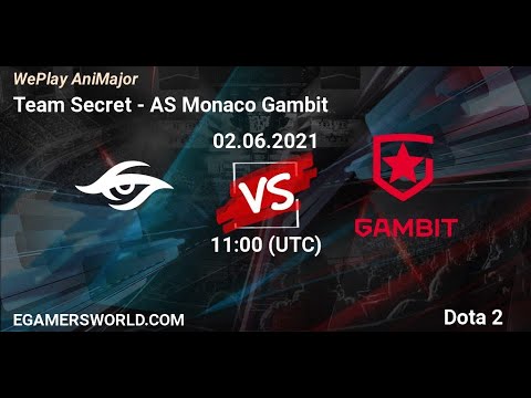Secret vs AS Monaco Gambit Game 1 Full Game