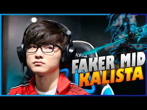 FAKER's play NEW META KALISTA MID! - SKT T1 Faker Kalista vs Irelia Mid Season2020|League of Legends