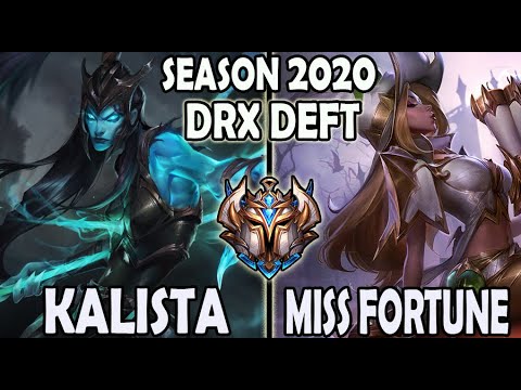 Deft Kalista vs Miss Fortune ADC [ Perfect KDA ] Lol Challenger Korea