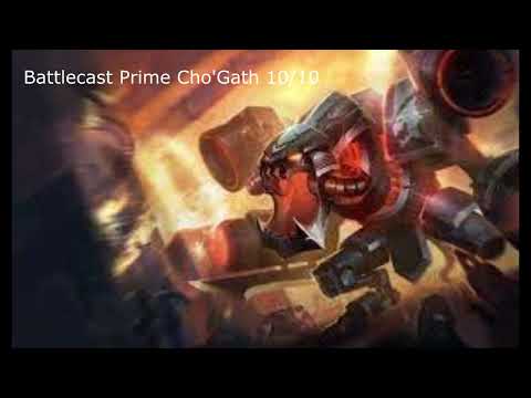 Top 10 favorite Cho'Gath skins