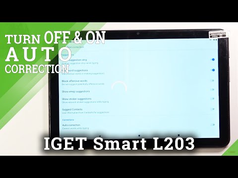 How to Activate Autocorrection in IGET Smart L203 – Enable Autocorrection