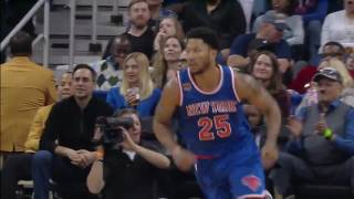 Derrick Rose 2 Handed SLAM! | Knicks vs Pelicans | December 31, 2016 NBA regular season