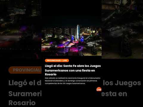 Los Juegos Suramericanos Santa Fe 2026 comienzan a hacerse realidad.