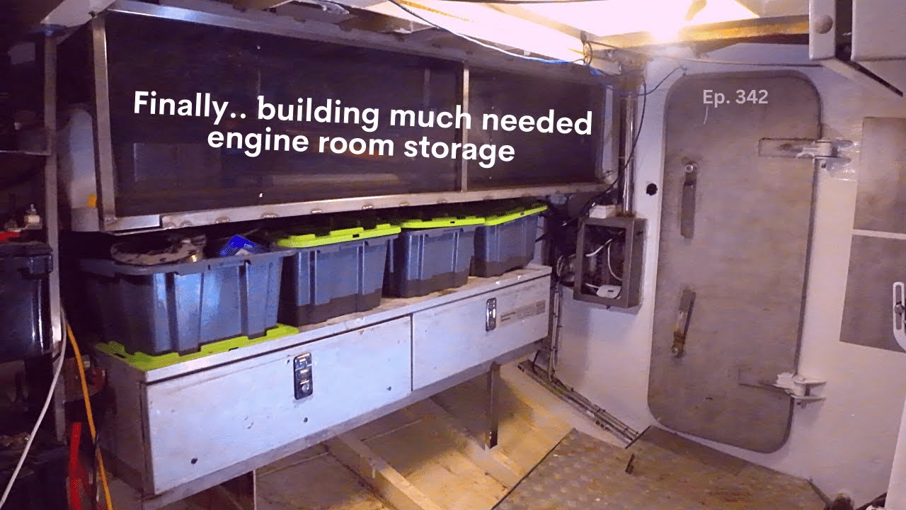 Finally... Building Much Needed Engine Room Storage - Project Brupeg Ep.342