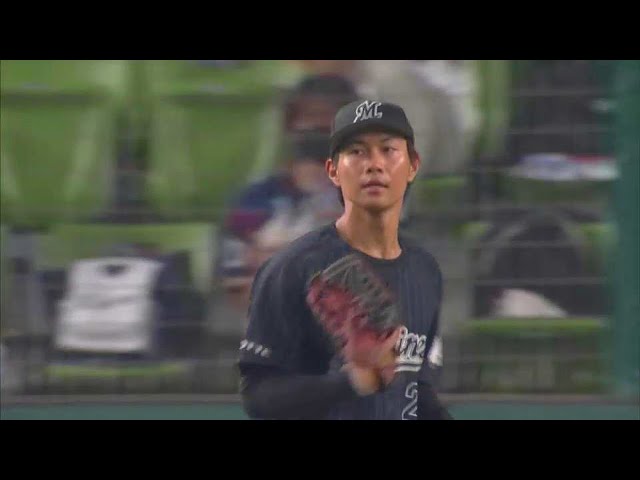 【3回裏】これぞスターのプレー!! マリーンズ・藤原のスーパーキャッチ!! 2021/7/13 L-M