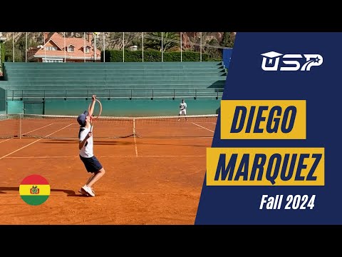 Diego Marquez - Tennis Recruiting Video - Fall 2024