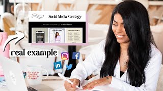 Real Social Media Strategy Example and Walkthrough
