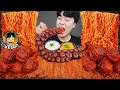 ASMR MUKBANG 해물찜 & 대왕 문어 & 불닭볶음면 FIRE Noodle & Spicy Seafood & Octopus EATING SOUND!