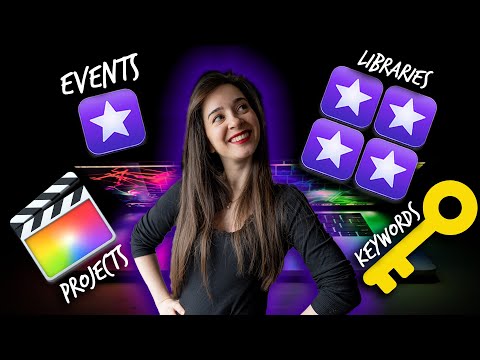 How To Organise Your Material Within Final Cut Pro X | Libraries, Events, Keywords & Projects!