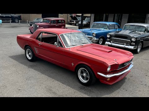 Test Drive 1966 Ford Mustang V8 4 Speed SOLD $17,900 Maple Motors #2277
