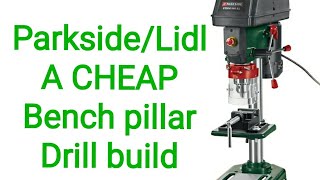 Parkside - LIDL 500w Cheap Bench Pillar Drill Build #003