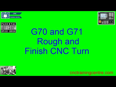 Using G71 and G70 On A Fanuc CNC Lathe