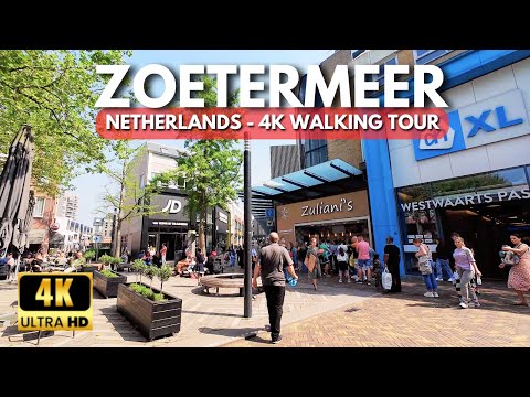Zoetermeer Walking Tour 🇳🇱 | Hidden Gem in the Netherlands in 4K