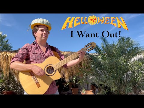 Helloween - I Want Out | Acoustic Cover on Classical Solo Guitar