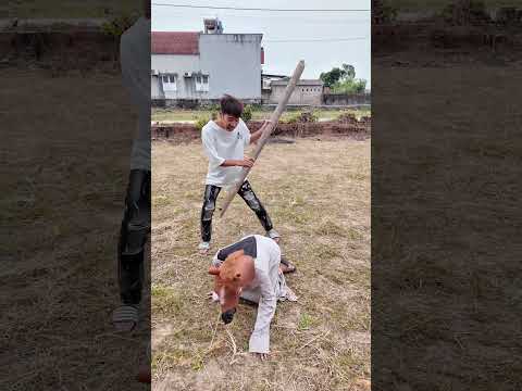Đi chăn bò cầm cây roi thật to 🐂#shorts