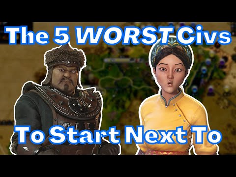 (Civ 6) Restart IMMEDIATELY When You See These 5 Civs In Civilization 6 || Tips For Civilization 6