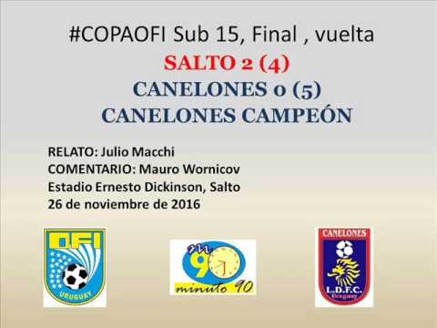 HISTÓRICO: CANELONES CAMPEÓN SUB 15