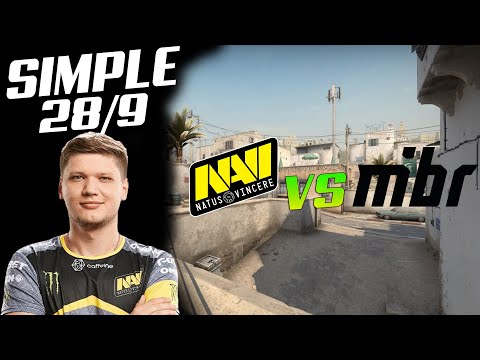 CSGO POV NAVI SIMPLE(28/9) VS MIBR DUST 2 BLAST Premier Spring Groups 2021 12.02.21!
