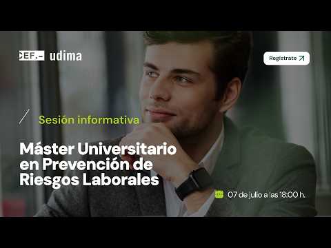 Sesión Informativa del Máster Universitario en Prevención de Riesgos Laborales