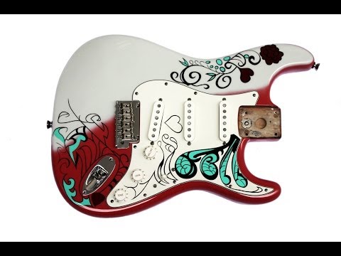 Jimi Hendrix Fender Monterey Pop Stratocaster - MUSIC KOLOR®