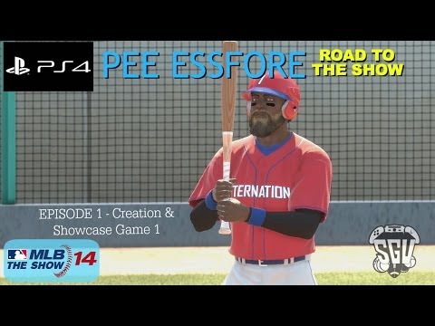 MLB 14: The Show (PS4) Pee Essfore (SS) RTTS - EP1 (Creation and Showcase Game 1)