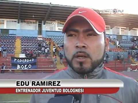 EDU RAMIREZ ENTRENADOR JUVENTUD BOLOGNESI - Visión Deportiva 2013 TVT Canal 39