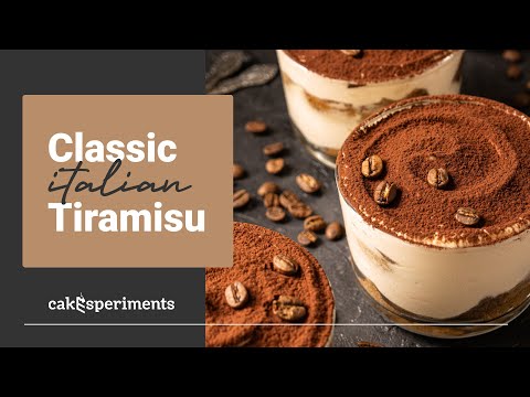 Classic Italian or simply the best tiramisu recipe. Individual tiramisu cups. No-bake dessert recipe