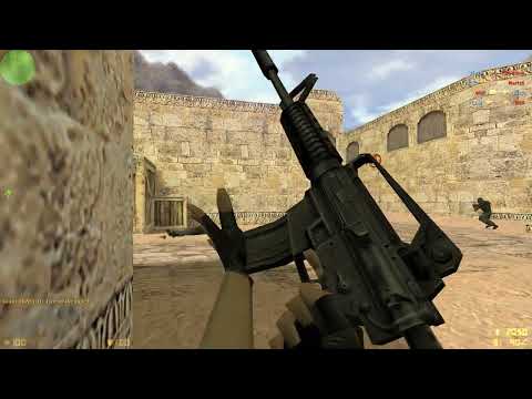 Counter strike 1.6 de_dust2 ASMR (No Commentary) PC Gameplay 1080p60 FHD 60fps (Nostalgic) Best Map