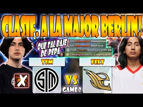 TSM VS FELT BO3[GAME 2] TIMADO, BRYLE VS BERNA - DPC NA 2023 TOUR 2:DIVISION 1 - DOTA 2