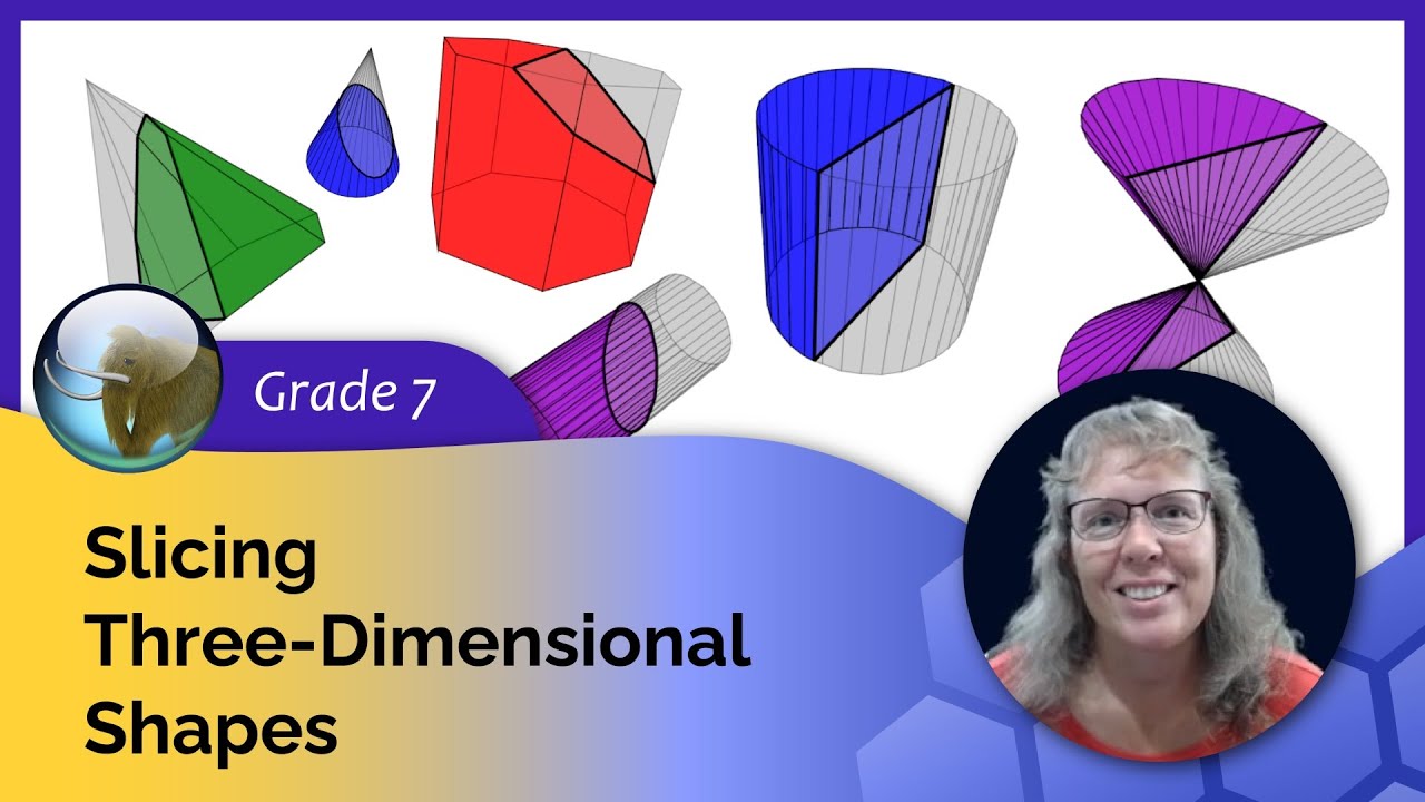 Slicing three-dimensional figures (7th grade math)
