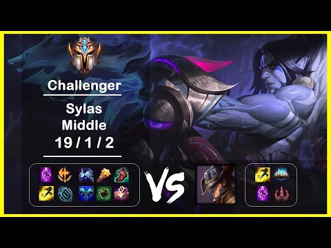 KR Challenger Replays Middle Sylas vs Twisted Fate Ep.3590