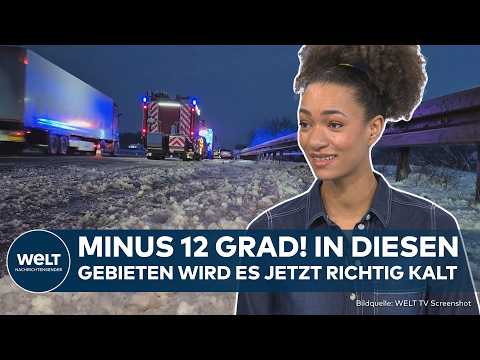 DEUTSCHLAND: Wintereinbruch und Minus 12 Grad! So wird das Wetter am Wochenende!