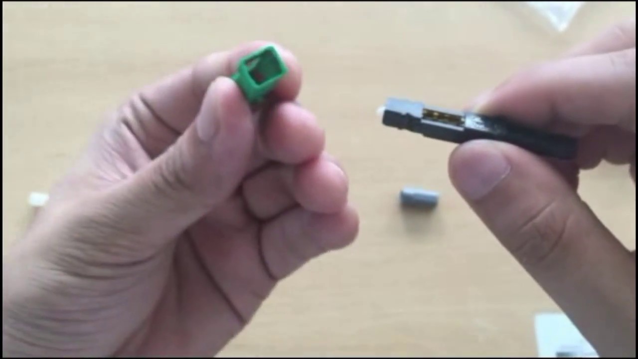 Field Installable Connector SC APC Assembly Process  - Romatecsans