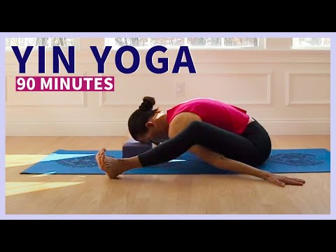 90 Minutes Yin Yoga Full Class | Deep Stretch & Long Holds | No Music | Body Illumination