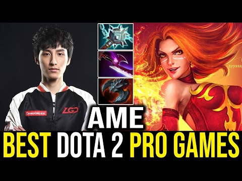 AME - Lina Safelane Carry | Dota 2 Pro Gameplay [Learn Top Dota]